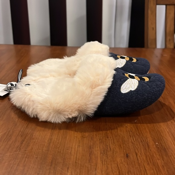 Joules Bee Slippers House Shoes new blue Women’s Size Small 5/6 - Picture 3 of 14